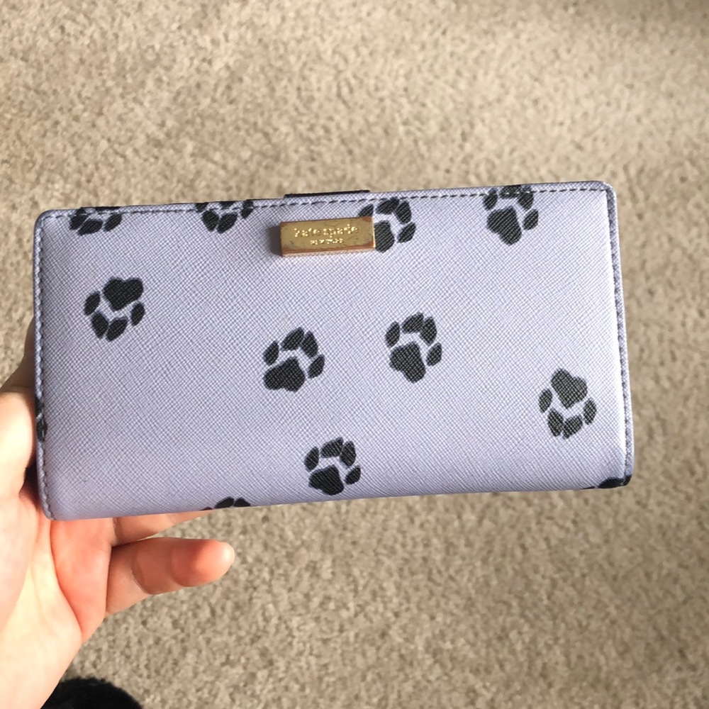 Kate spade paw print wallet